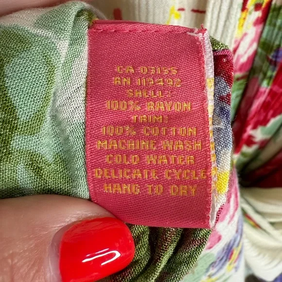 April Cornell Cream Floral Maxi Dress - Picture 6 of 6